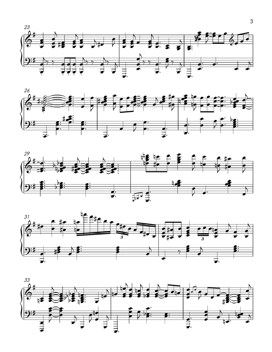 Twilight Time Piano Solo scores gallery preview page 4