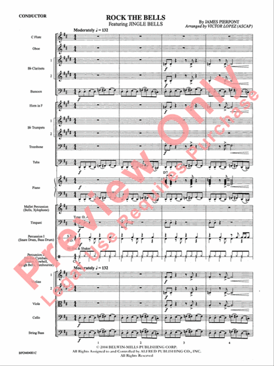 Rock the Bells Full Orchestra scores gallery preview page 4