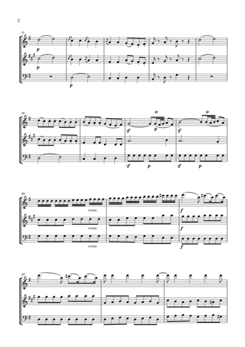 Eine Kleine Nachtmusik for Oboe, Clarinet and Cello image number null