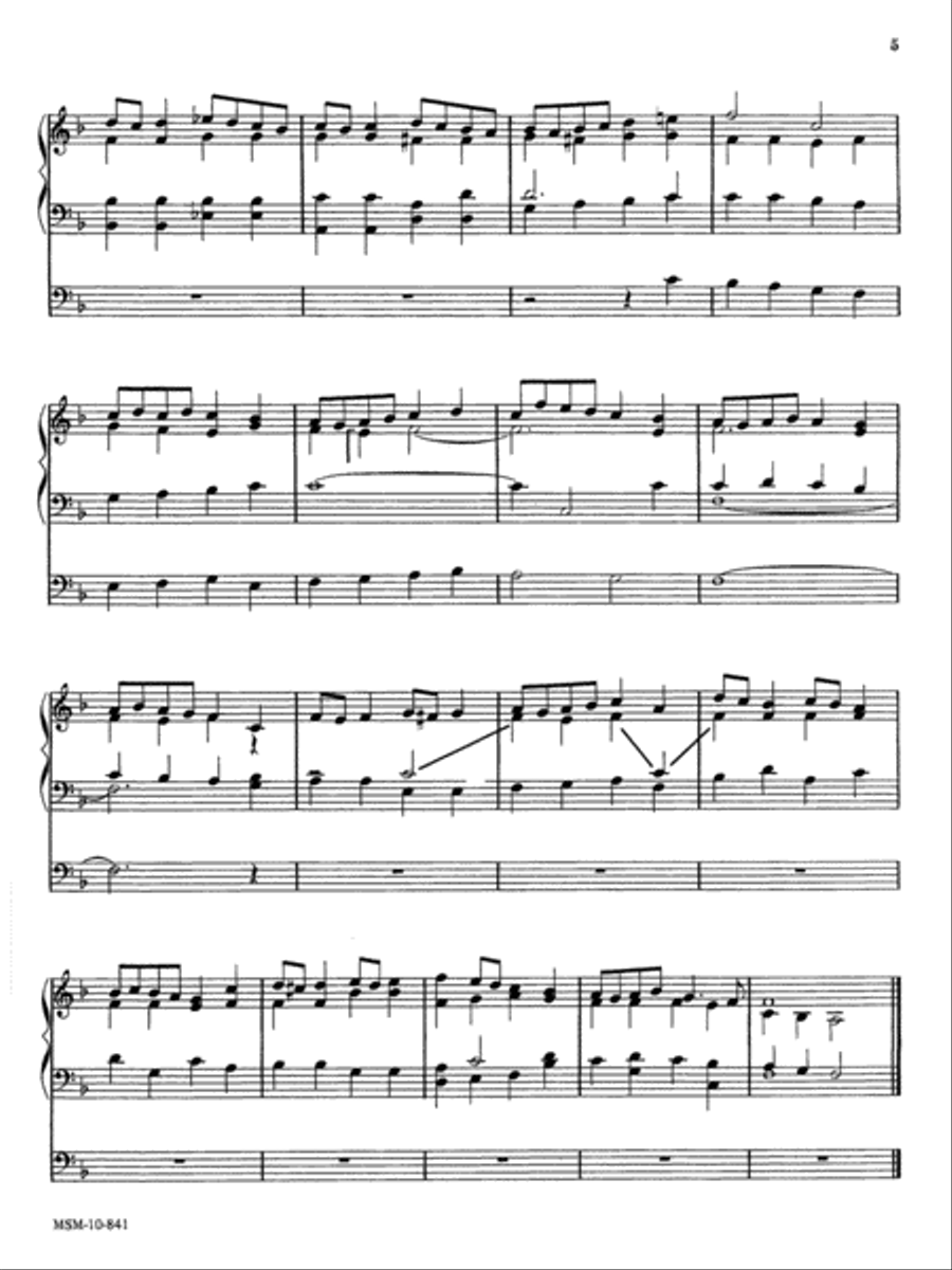 Those Wonderful Welsh, Set 1 Organ scores gallery preview page 4