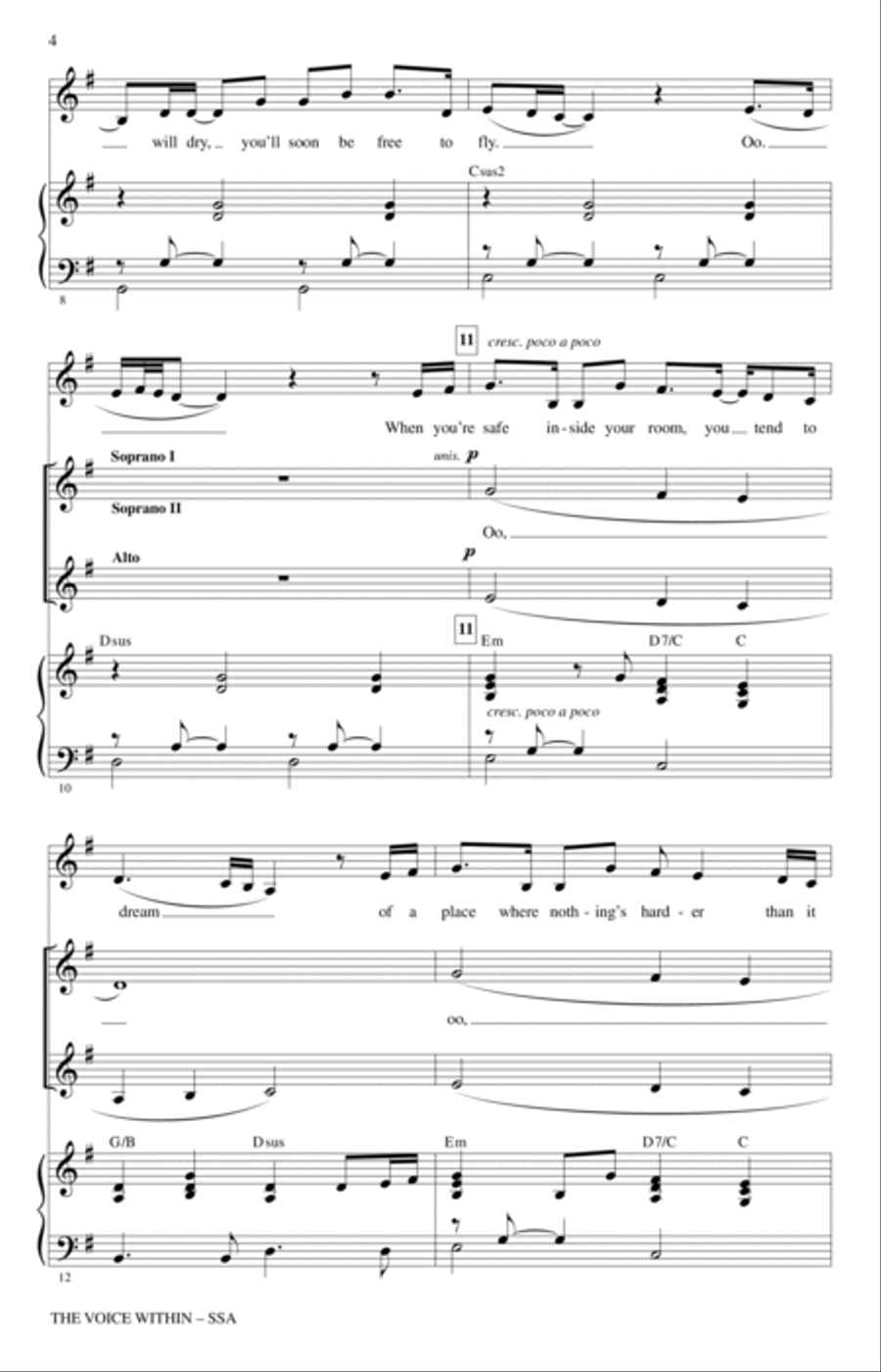 The Voice Within The Voice Within SSA scores gallery preview page 2