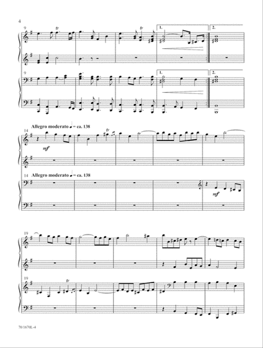 The Easter Messiah Piano Duet scores gallery preview page 4