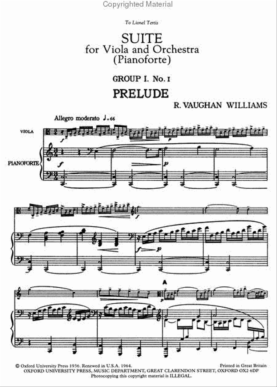 Suite for viola and orchestra (pianoforte) Viola scores gallery preview page 3