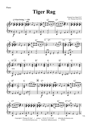 Tiger Rag - Jazz Classic - Piano