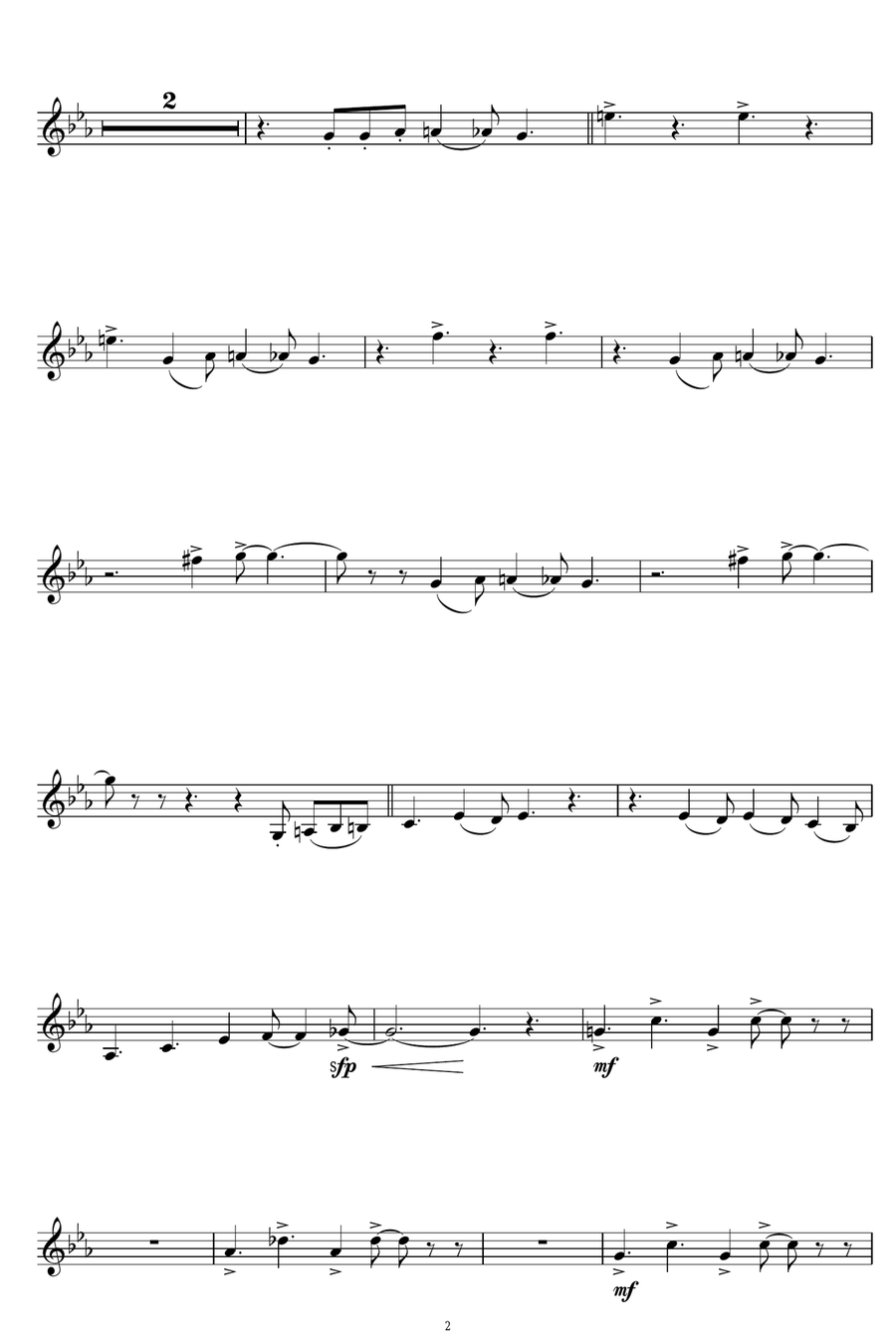 Big Spender (from Sweet Charity) Clarinet Solo scores gallery preview page 2