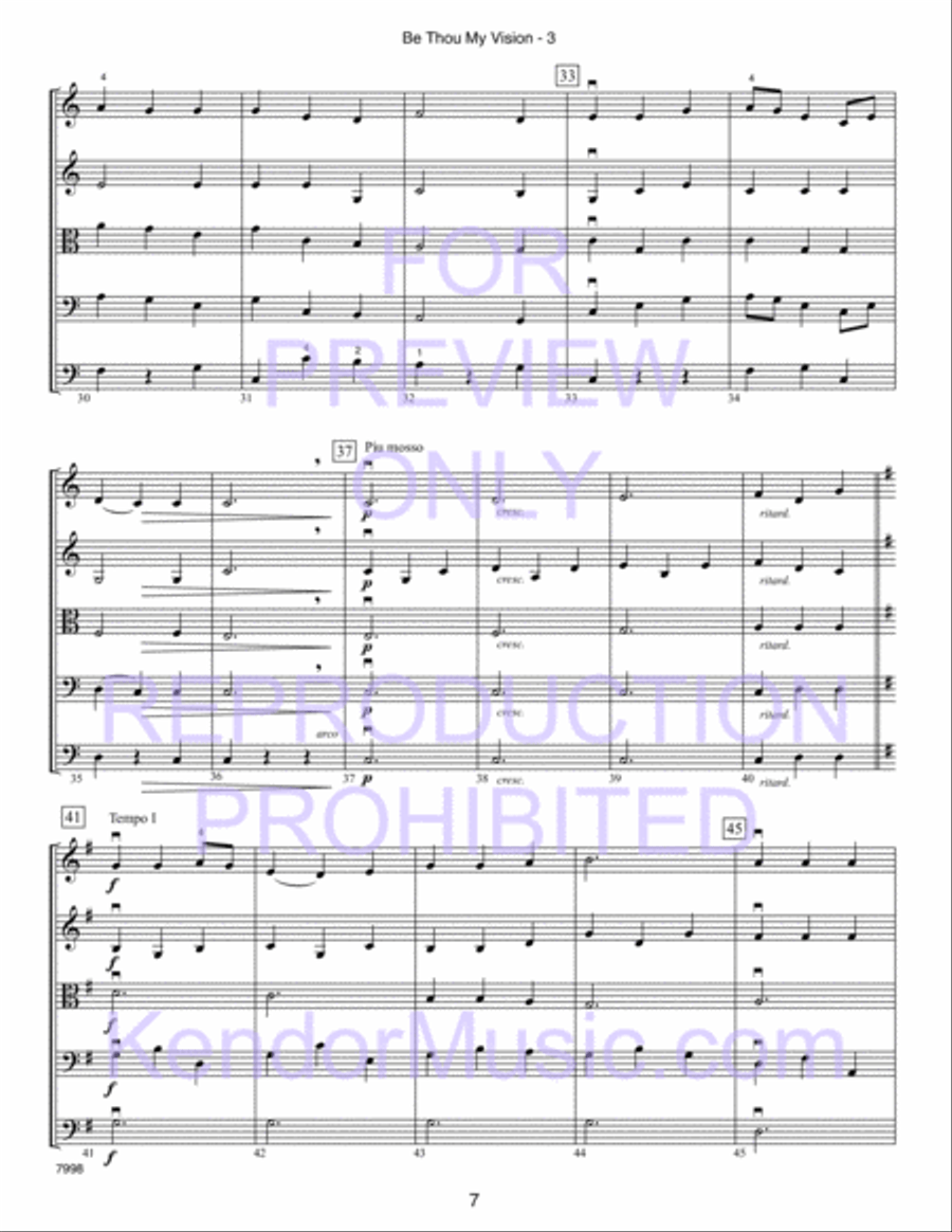 Kendor Concert Favorites, Volume 2 - 3rd Violin (Viola T.C.) Viola scores gallery preview page 12