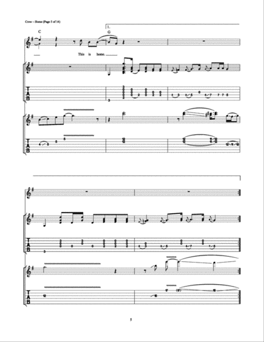 Home Home Electric Guitar scores gallery preview page 5