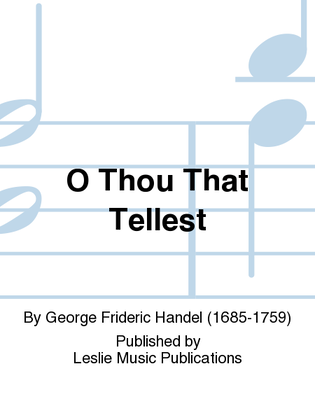 Book cover for O Thou That Tellest