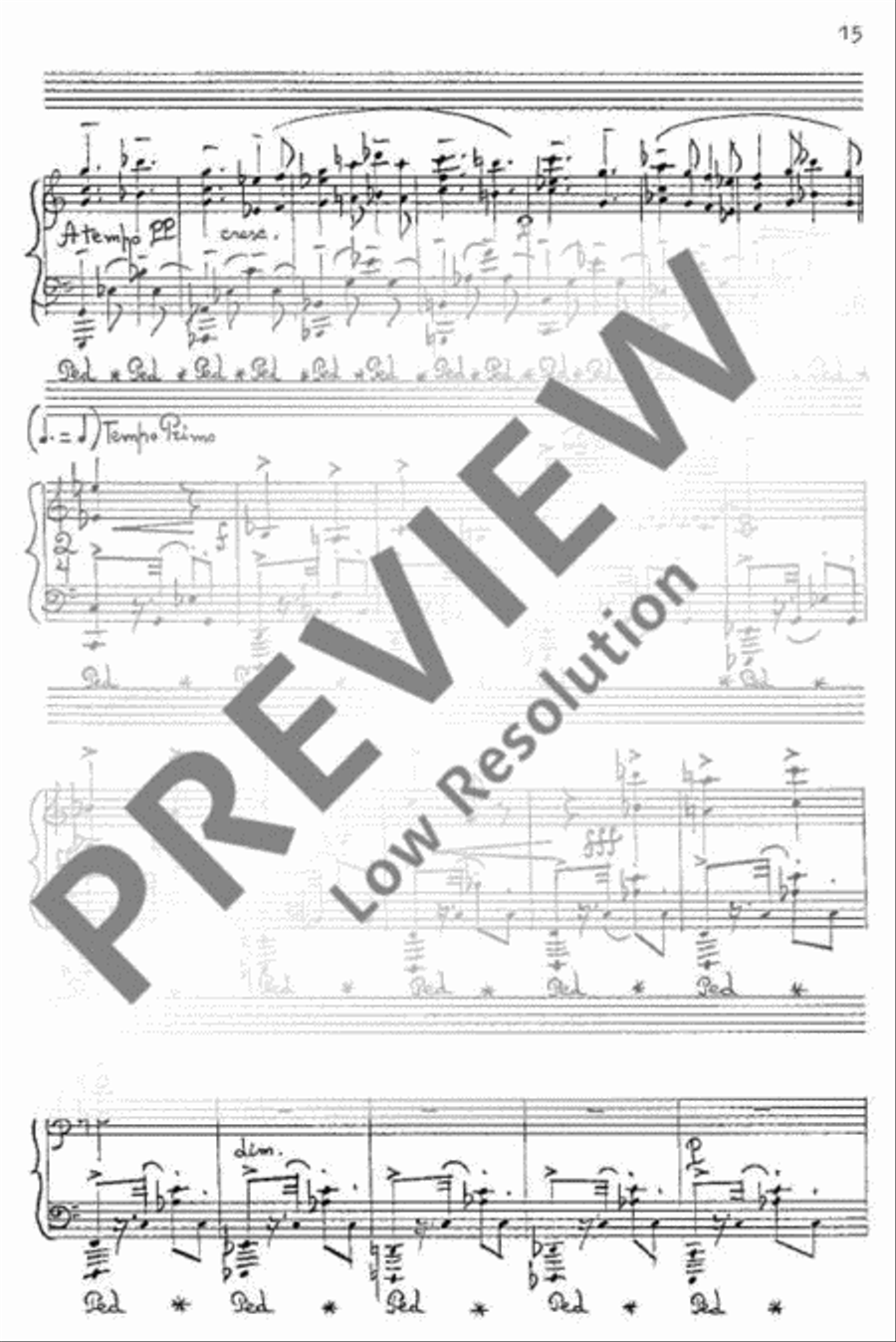 On the name of Bach On the name of Bach Piano Solo scores gallery preview page 16