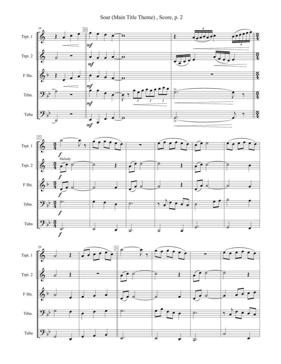 Soar (Main Title Theme From 