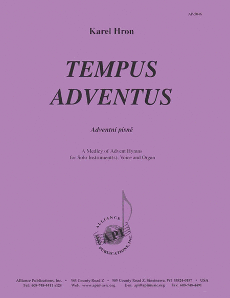 Tempus Adventus For Organ