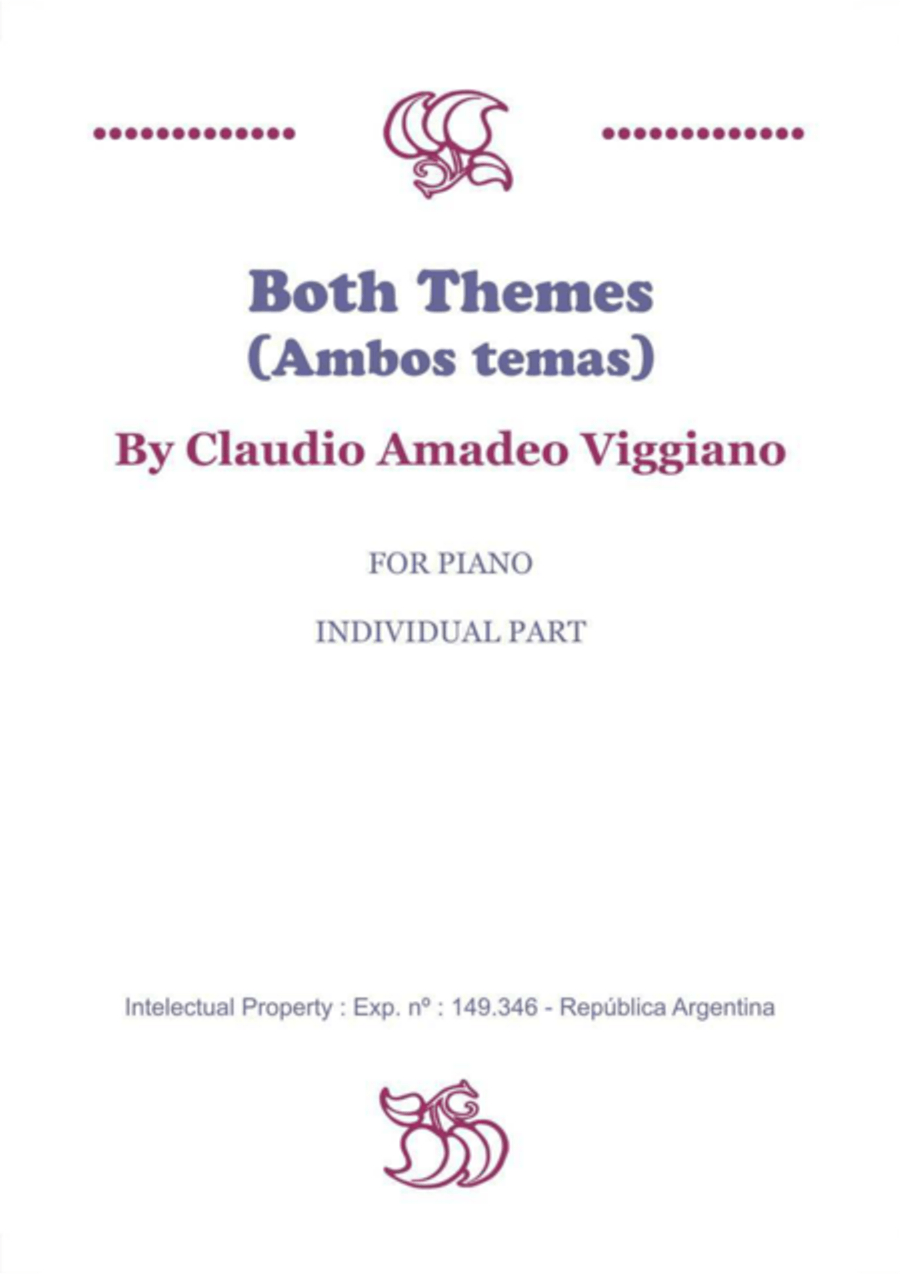 BOTH THEMES (AMBOS TEMAS) Piano Solo scores gallery preview page 1