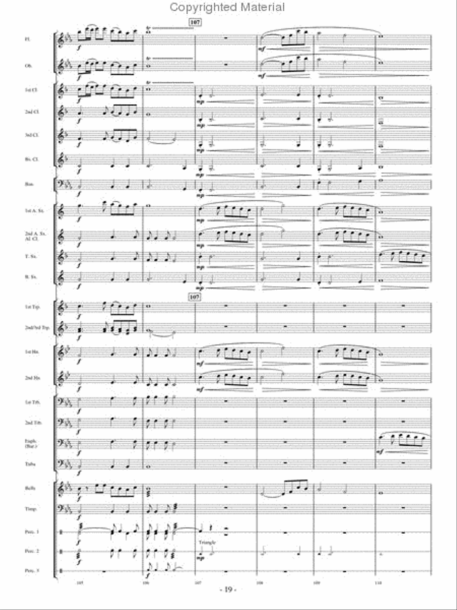Spirit of the Pioneers Concert Band scores gallery preview page 18