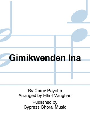 Book cover for Gimkwenden Ina - TTBB