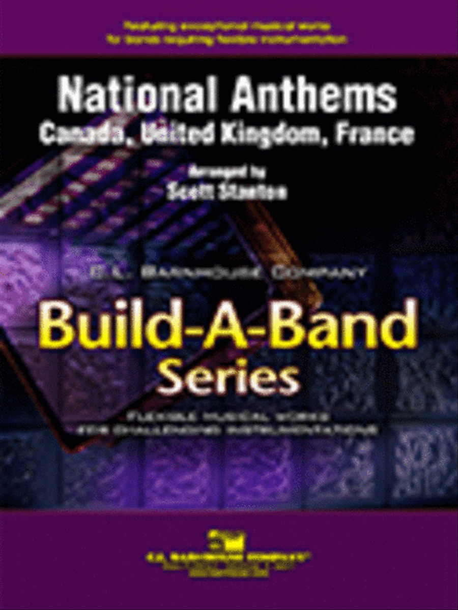 National Anthems Concert Band scores gallery preview page 1