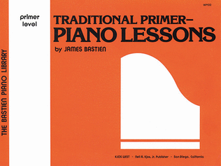 Book cover for Traditional Primer Piano Lessons