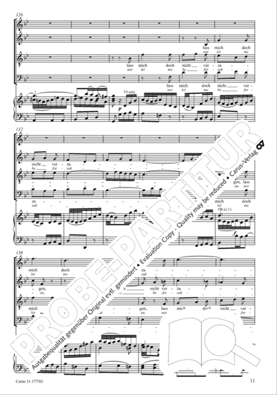 I cry to thee, Lord Jesus Christ (Ich ruf zu dir, Herr Jesu Christ) 4-Part scores gallery preview page 12