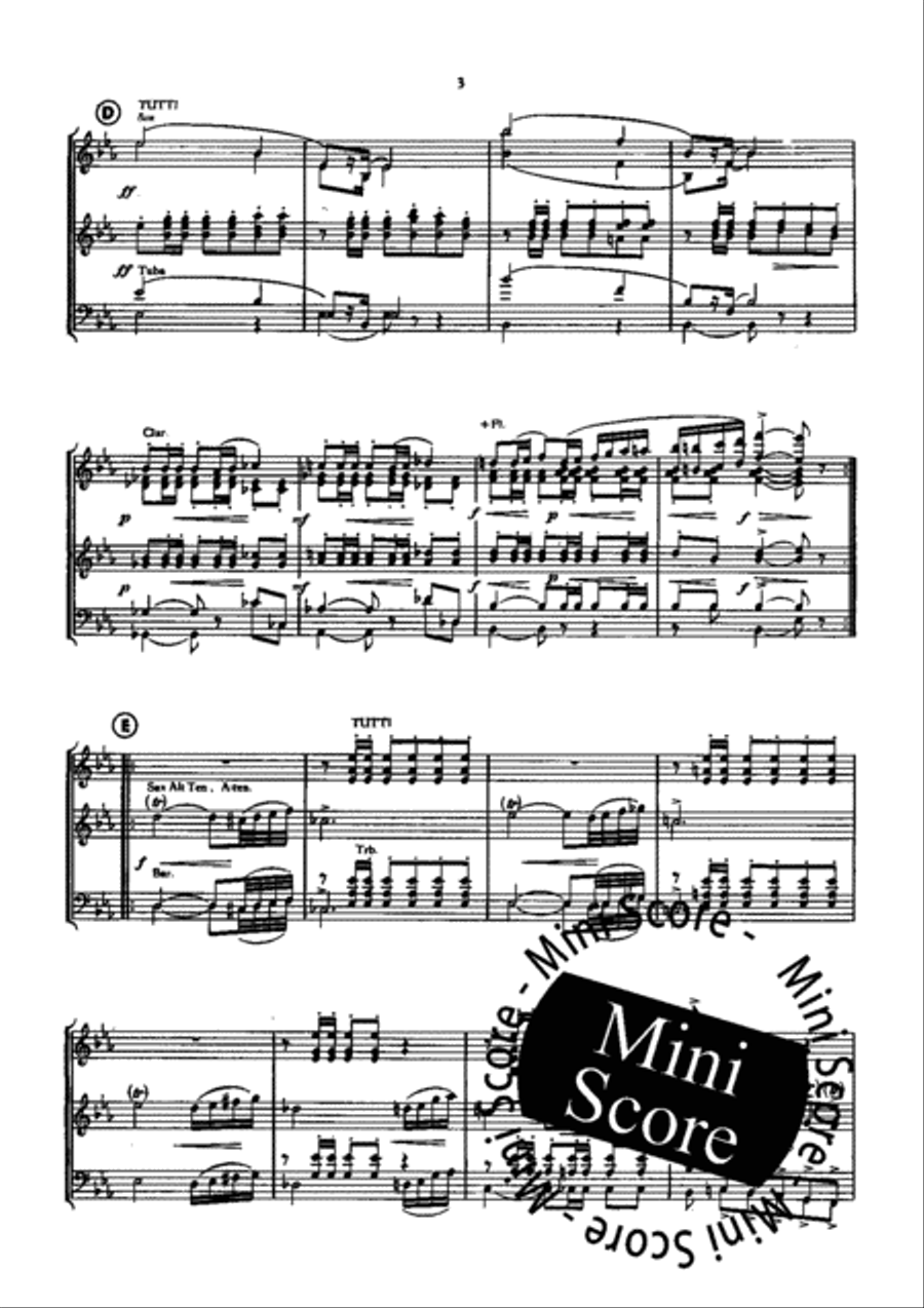 Military Polonaise Concert Band scores gallery preview page 5