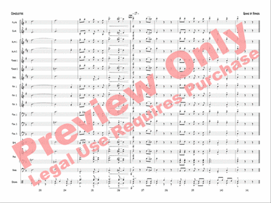 Game of Bones Game of Bones Jazz Ensemble scores gallery preview page 20