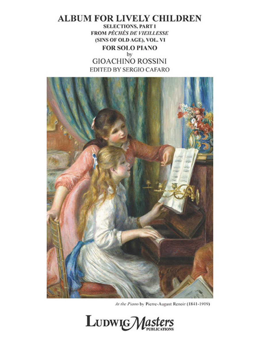Album for Lively Children, Part 1: from Peches de Vieillesse (Sins of Old Age), Vol. 6 Piano Solo scores gallery preview page 1
