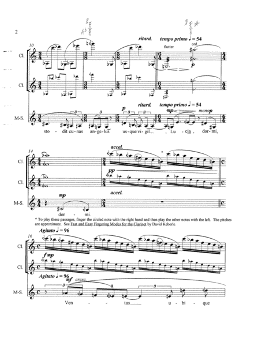 [Eaton] Ad Luciam Beatricem Small Ensemble scores gallery preview page 6