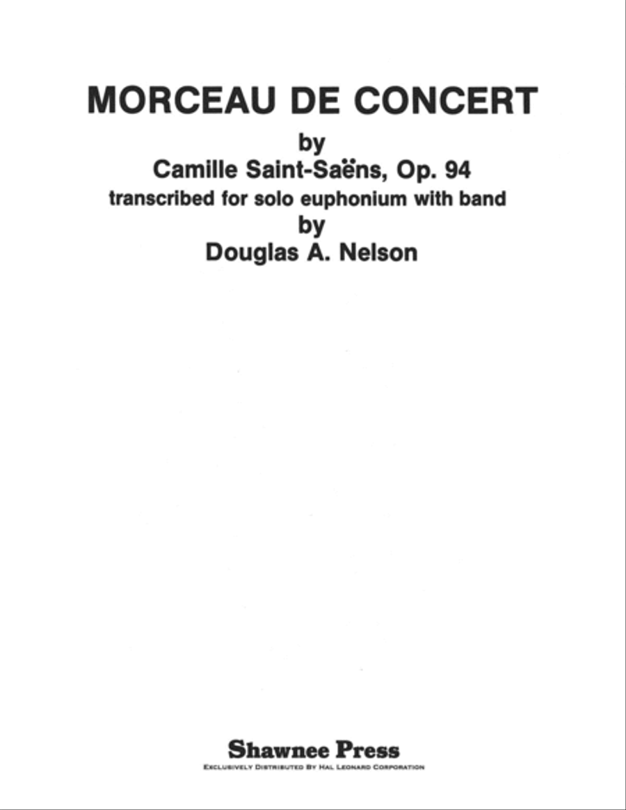 Morceau de Concert Morceau de Concert Concert Band scores gallery preview page 1