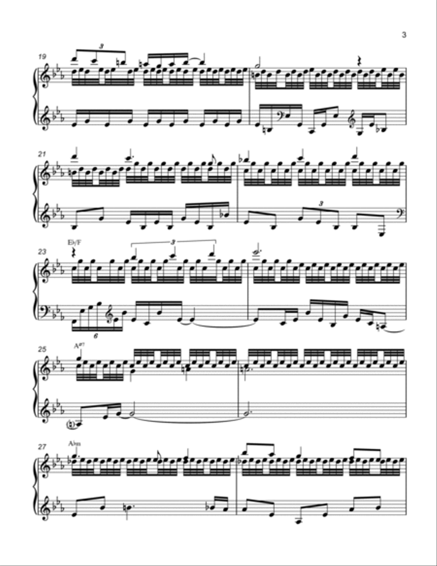 Winter Piano Solo scores gallery preview page 3