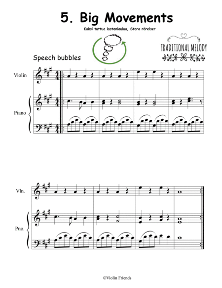Piano Part for Violin Friends Violin Method Book 1: 41 Simplified Piano Parts image number null