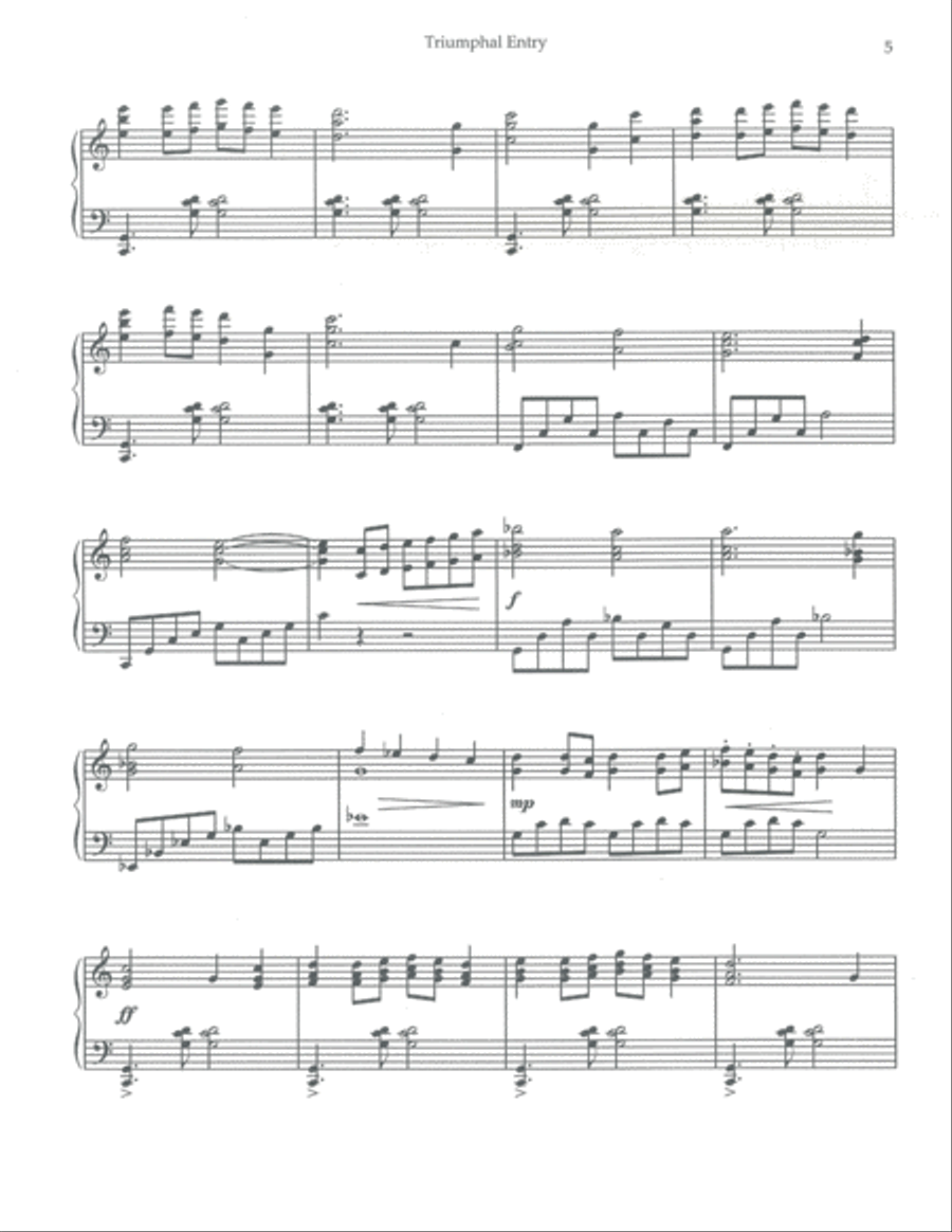 A Triptych for Holy Week Piano Solo scores gallery preview page 3