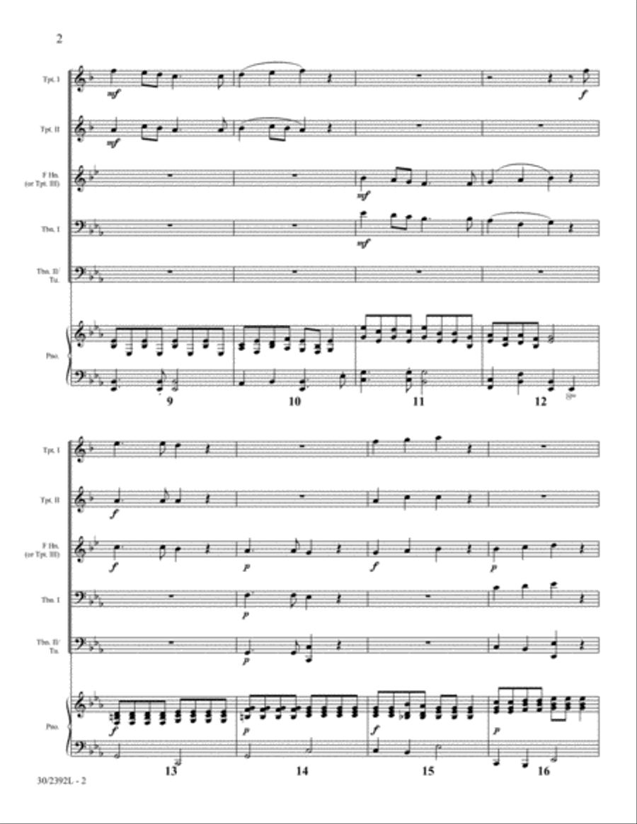 The Joy of Christmas Brass Ensemble scores gallery preview page 2
