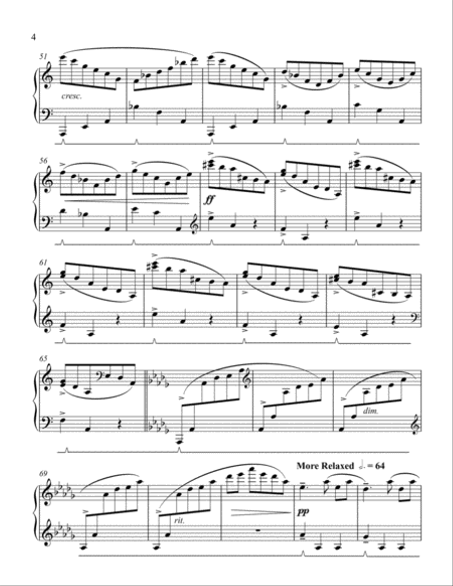 Waterfalls Waterfalls Piano Solo scores gallery preview page 4