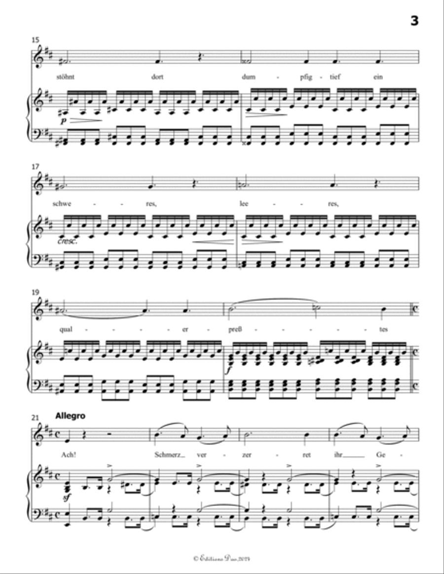 Gruppe aus dem Tartarus, by Schubert, Op.24 No.1, in D Major Voice scores gallery preview page 5