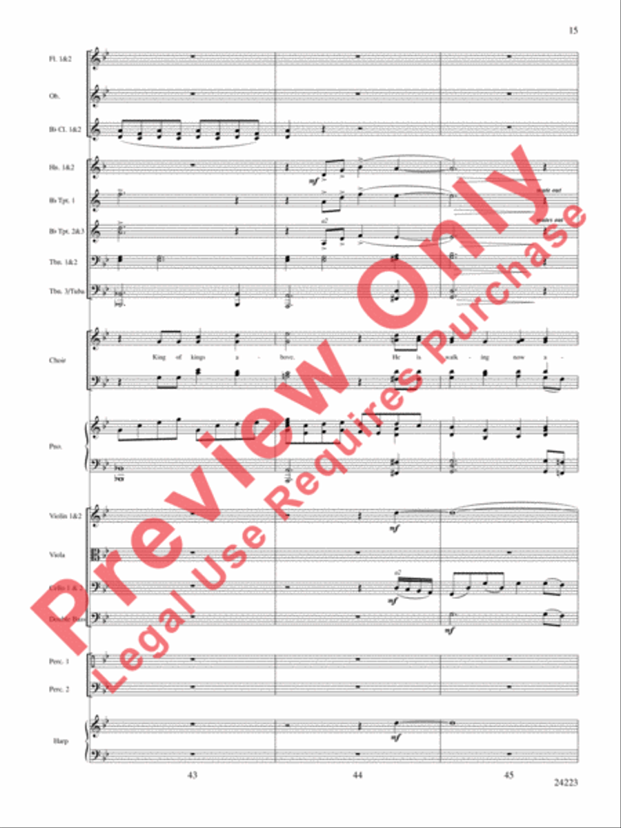 Living Lord Living Lord Choir scores gallery preview page 16
