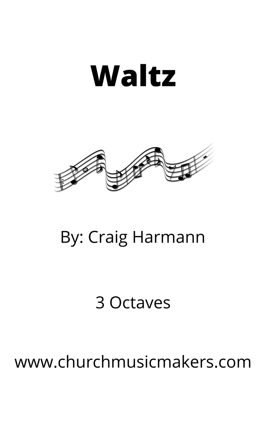 Waltz Handbell Choir scores gallery preview page 1