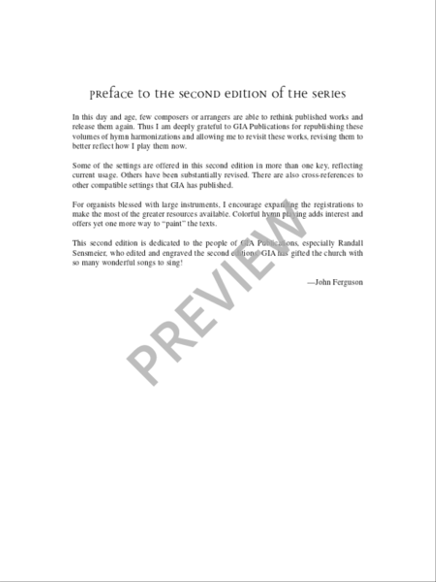 Hymn Harmonizations for Organ - Volume 4 Organ scores gallery preview page 3