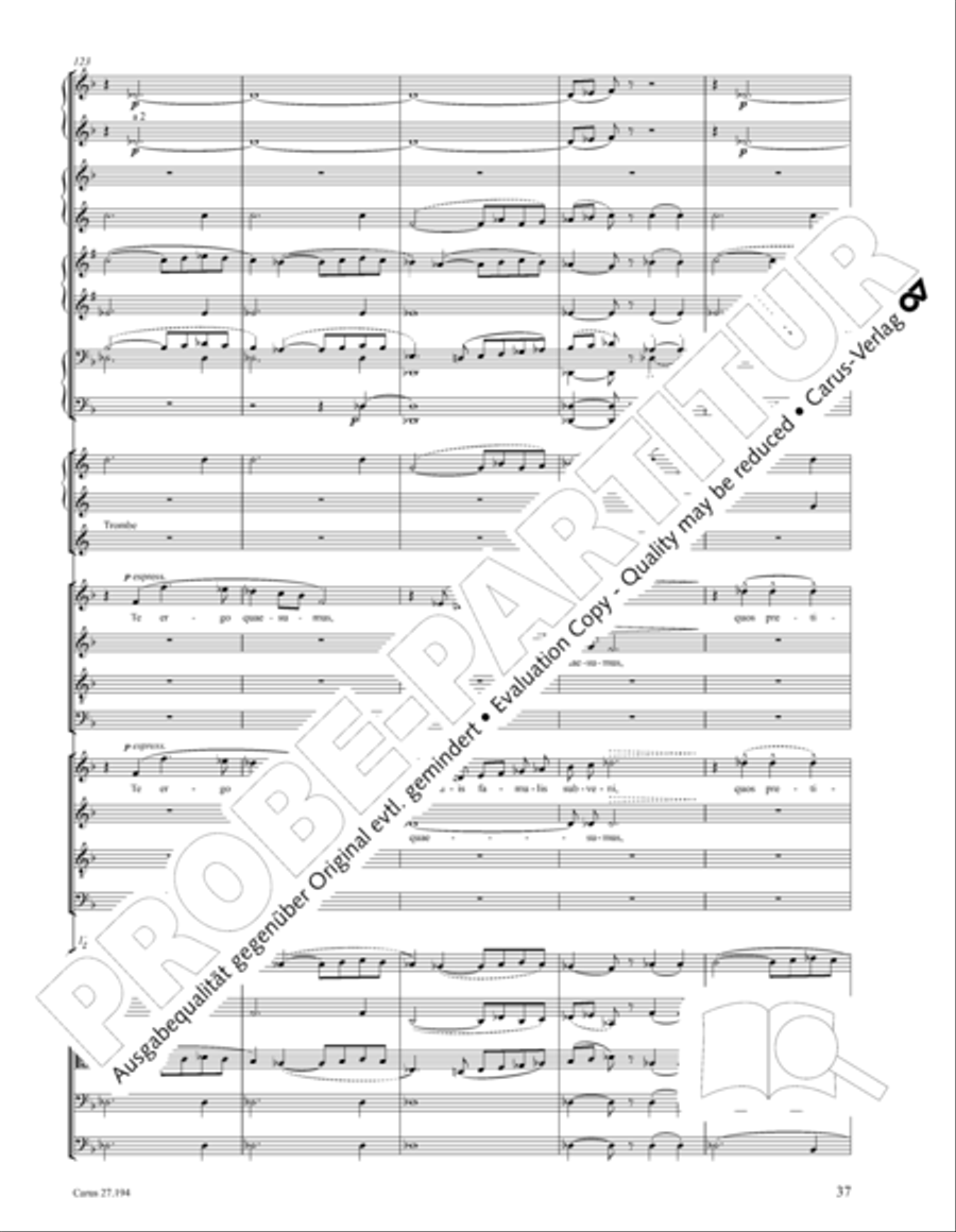Te Deum Te Deum 4-Part scores gallery preview page 38