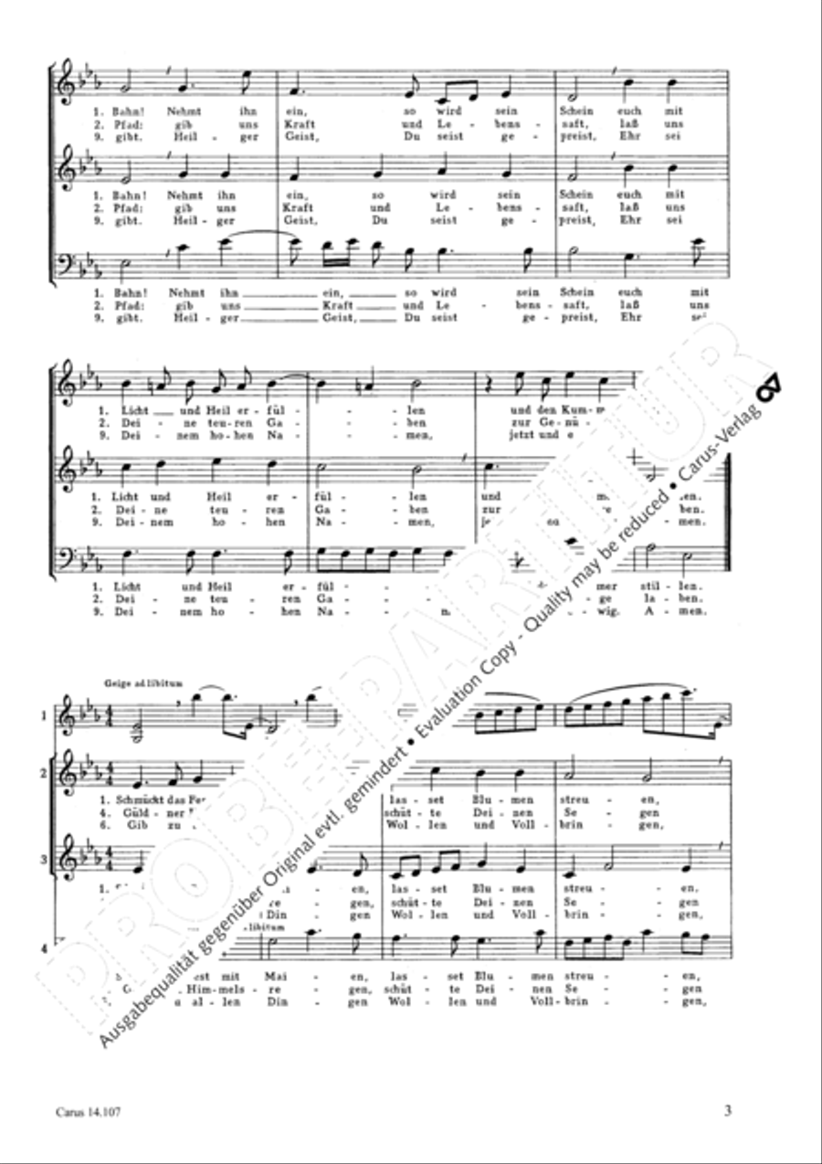 Schmuckt das Fest mit Maien 3-Part scores gallery preview page 2