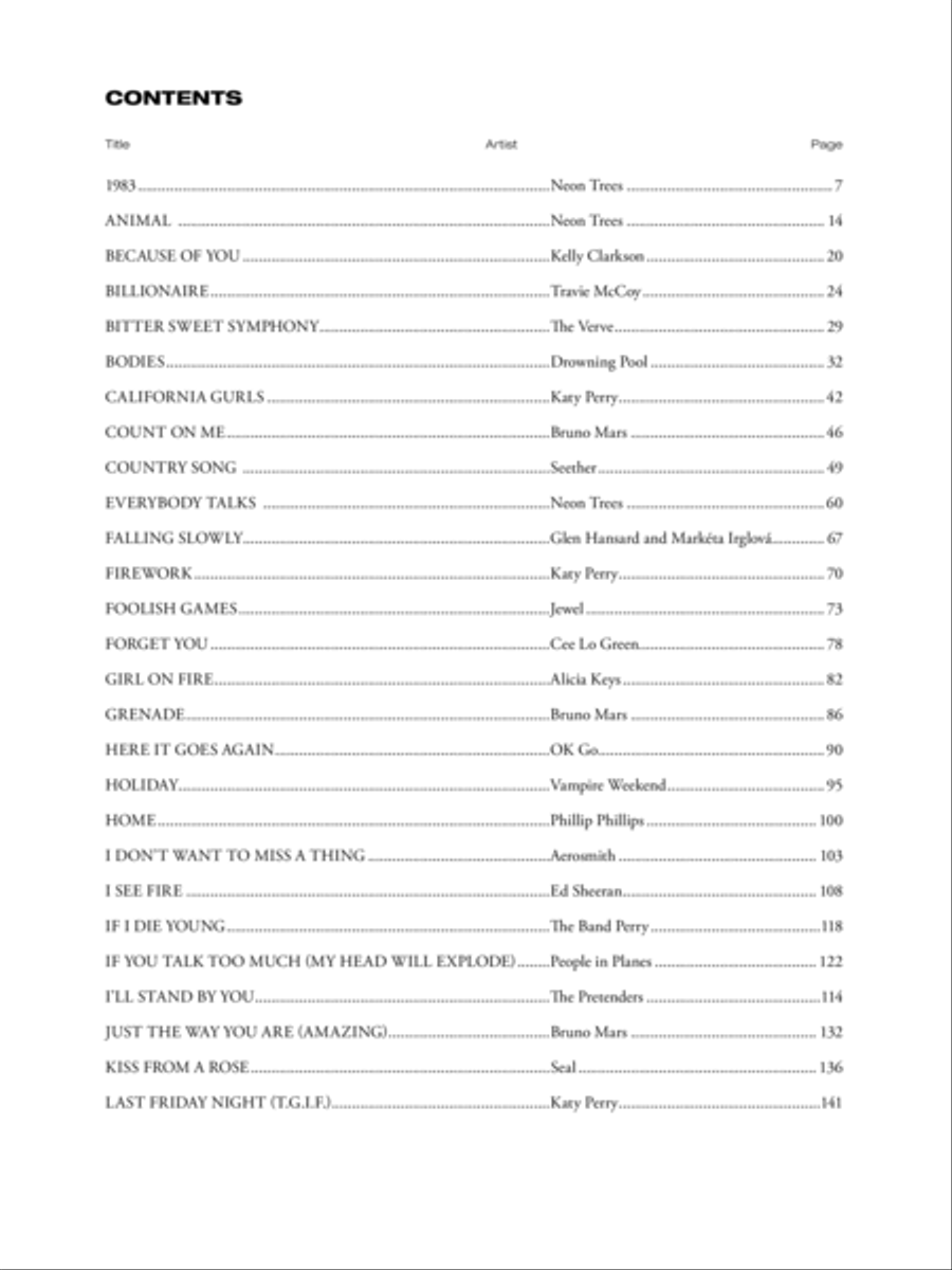 The New Guitar Big Book of Hits -- '90s to Today Electric Guitar scores gallery preview page 3