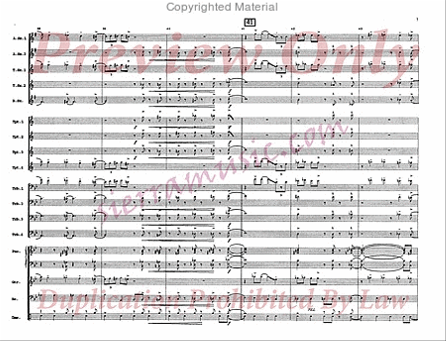 Keystone Shuffle Big Band scores gallery preview page 8