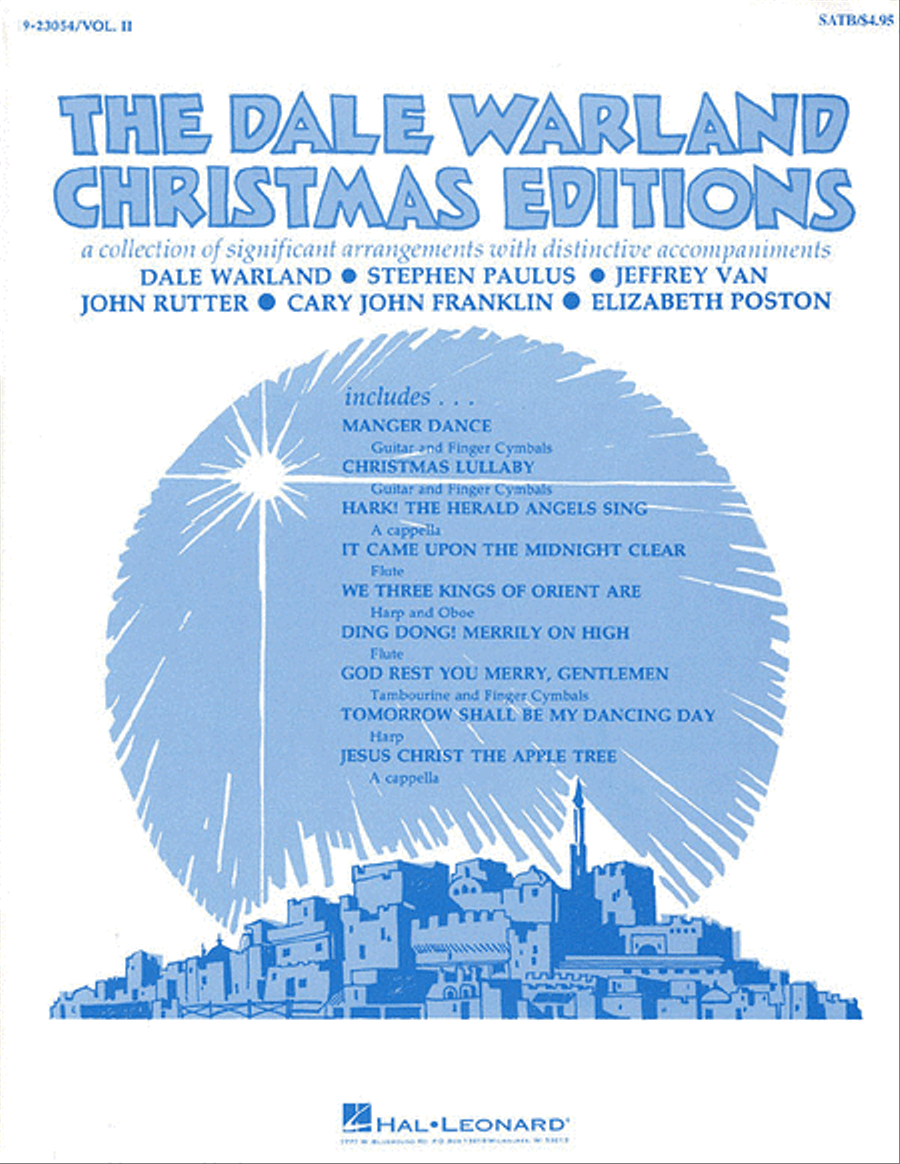 The Dale Warland Christmas Editions (Vol. II) 4-Part scores gallery preview page 1