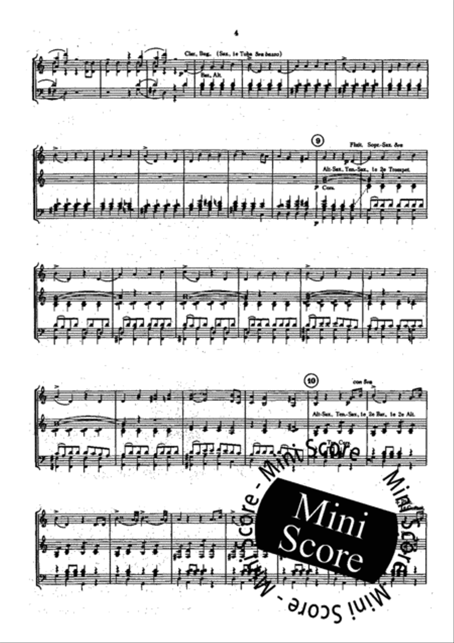 La Dame Blanche Concert Band scores gallery preview page 8