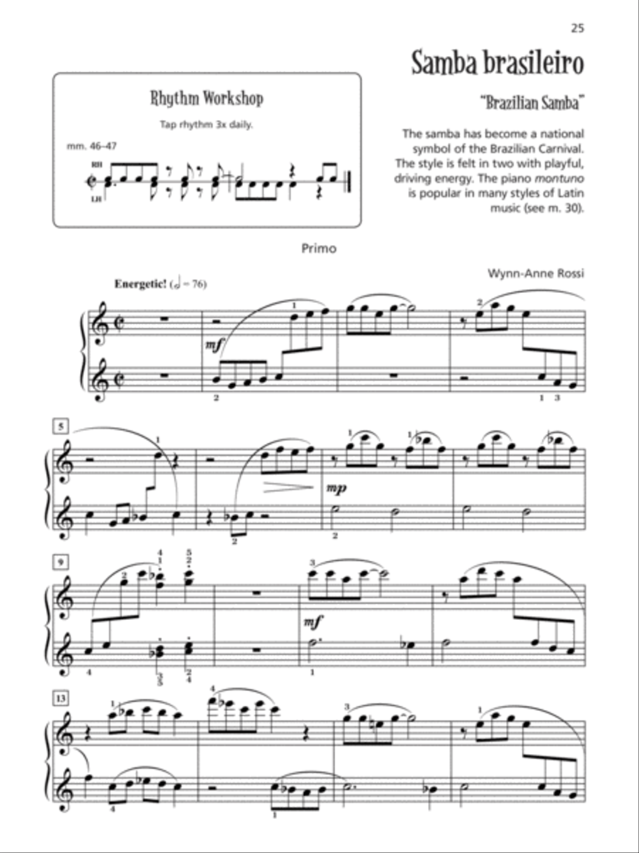 MAosica Latina para Dos, Book 4 Small Ensemble scores gallery preview page 14
