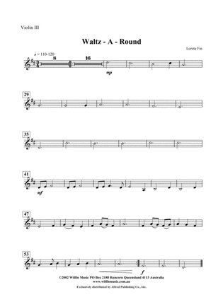 Waltz-A-Round: 3rd Violin (Viola [TC])
