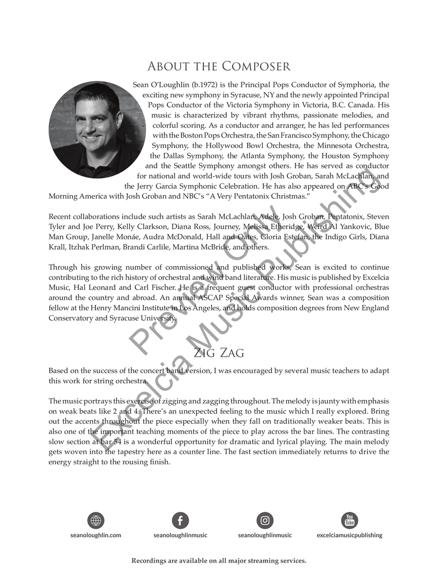 Zig Zag (Orchestra) String Orchestra scores gallery preview page 3