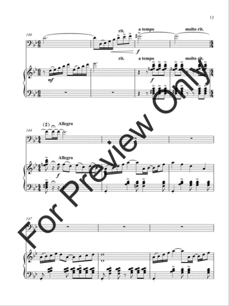 Rhapsody For Trombone Rhapsody For Trombone Trombone scores gallery preview page 17