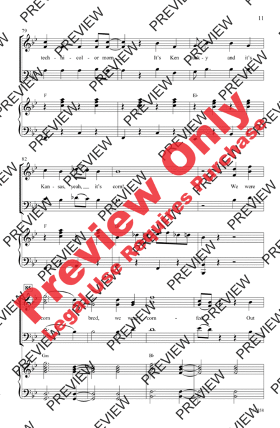 Corn 3-Part scores gallery preview page 11