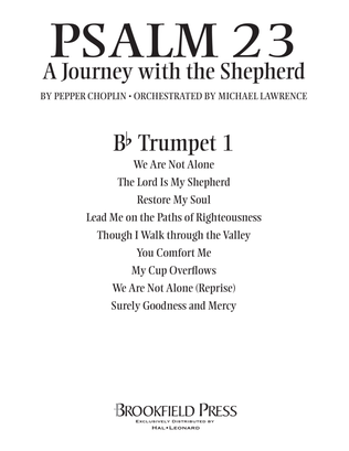 Psalm 23 - A Journey With The Shepherd - Bb Trumpet 1