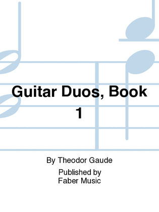 Book cover for Guitar Duos, Book 1
