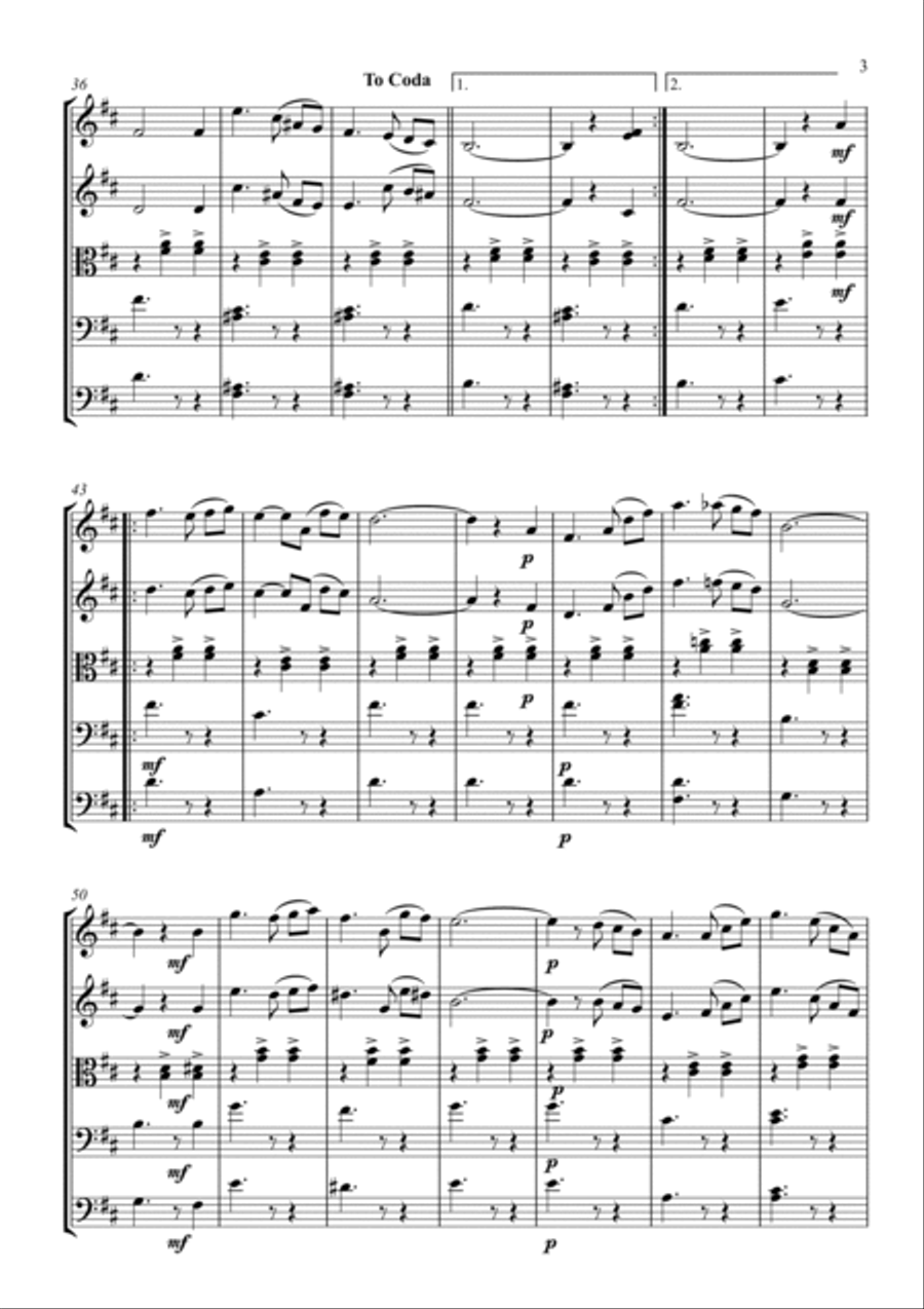Valsa Simone Ribeiro Leite Cello scores gallery preview page 3