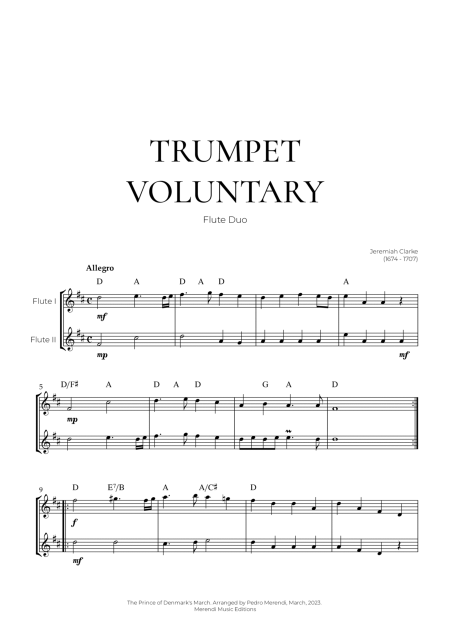 Trumpet online voluntary clarke